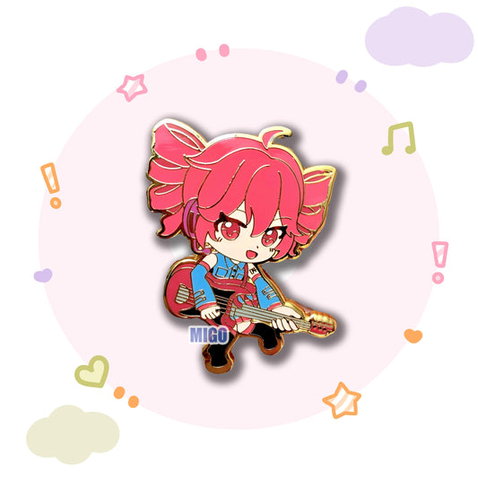 Chibi Teto Hard Enamel Pin | Virtual Vocalist Kasane Teto