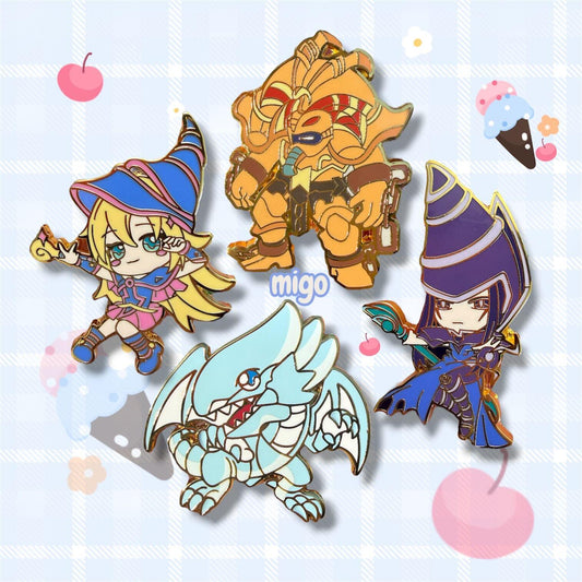 Dark magician girl Hard Enamel Pin | Yugioh, blue eyes white dragon, exodia pins