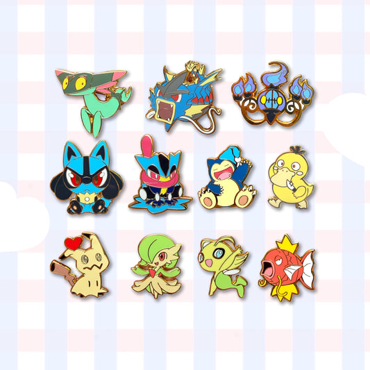 Cute Pokemon enamel pins