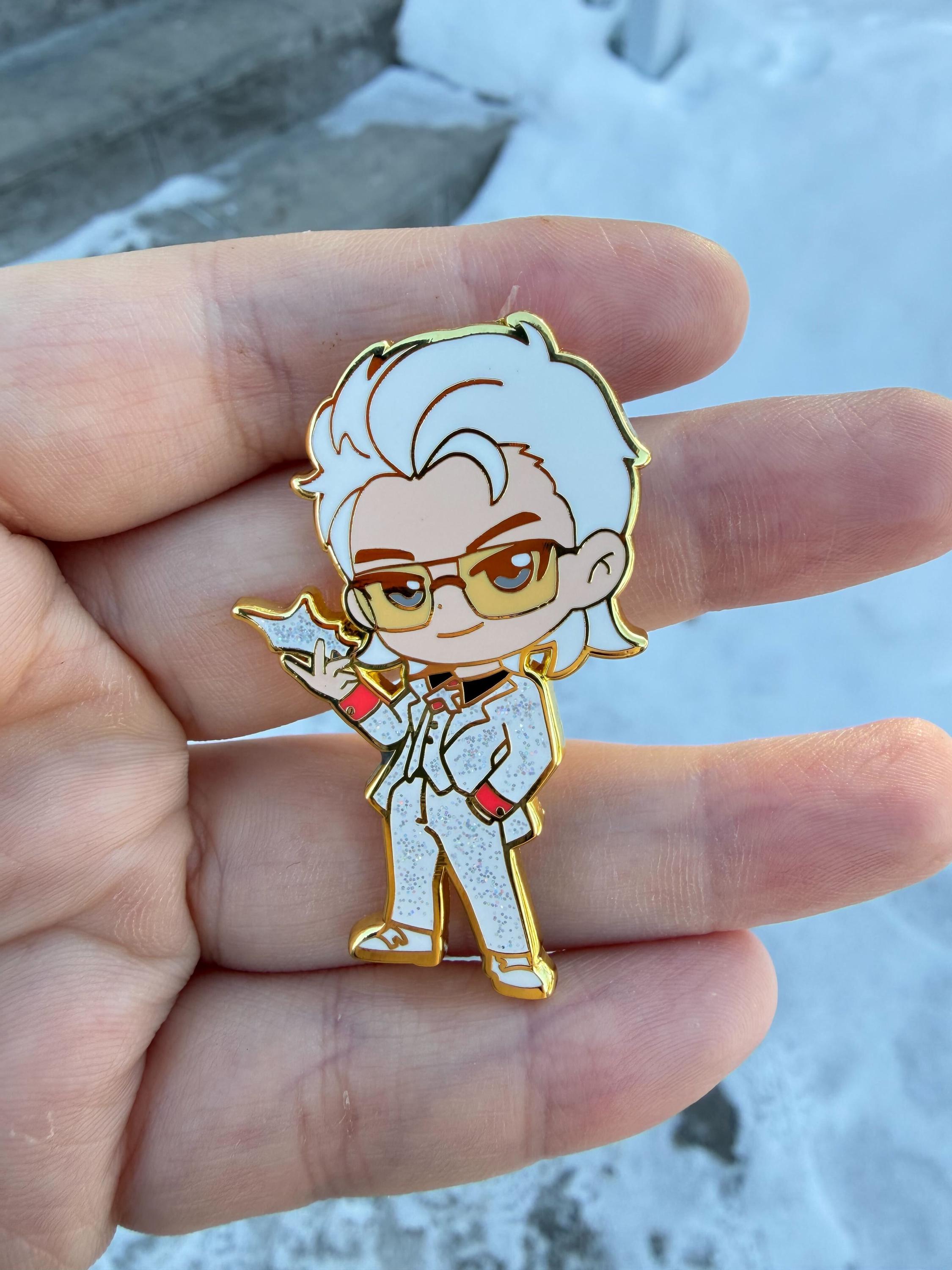 To Be Hero X Hard Enamel Pins – X , Nice and Lucky Cyan
