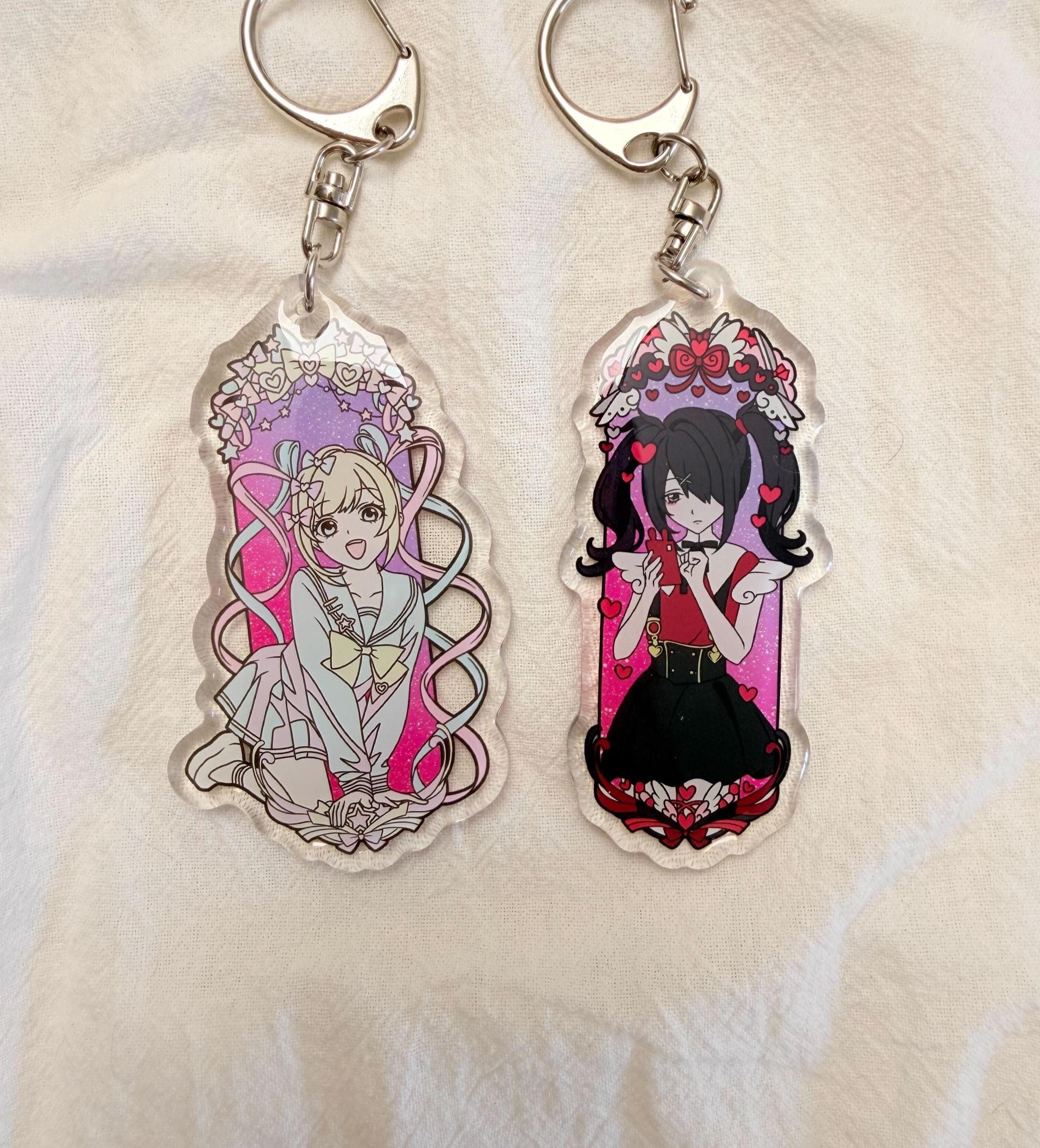 Needy Streamer Overload Acrylic charms , Kangel and Ame chan
