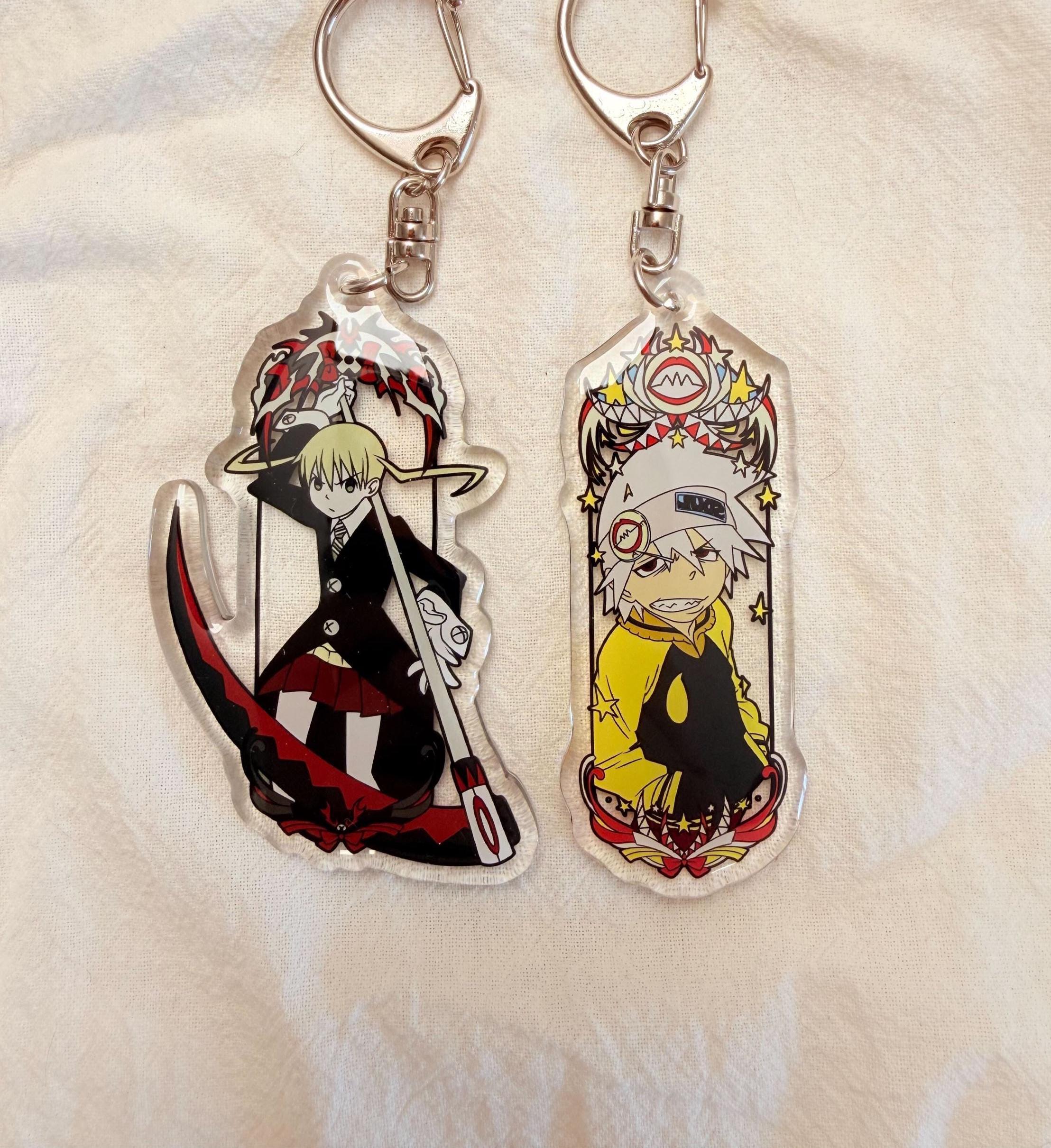 Soul eater Acrylic charms , Maka and Soul