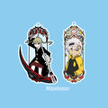 Soul eater Acrylic charms , Maka and Soul
