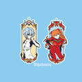 Evangelion eva Acrylic charms , Asuka and Rei