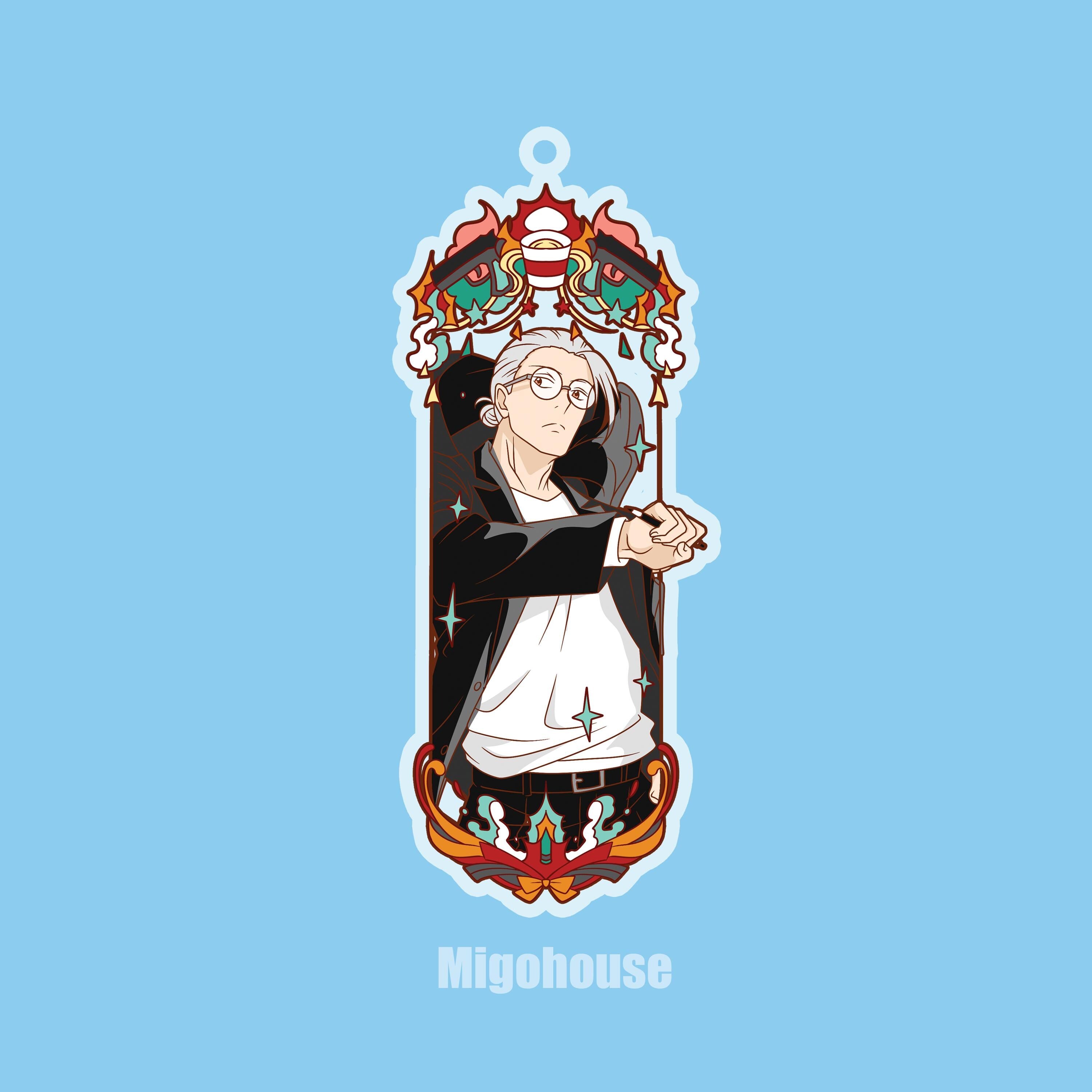 Sakamoto days Acrylic charms , Taro Sakamoto