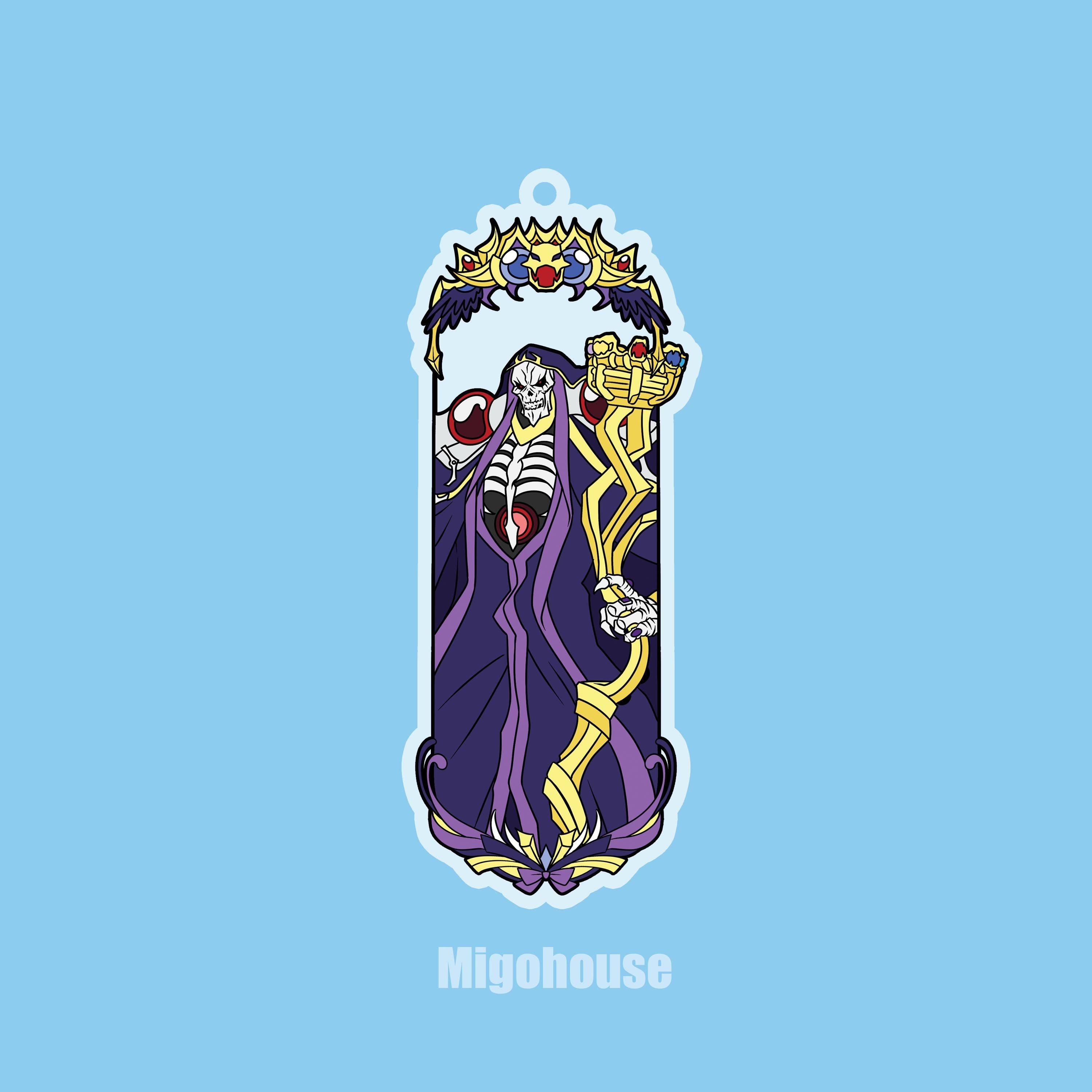Overlord  Acrylic charms , Aniz Ooal Gown