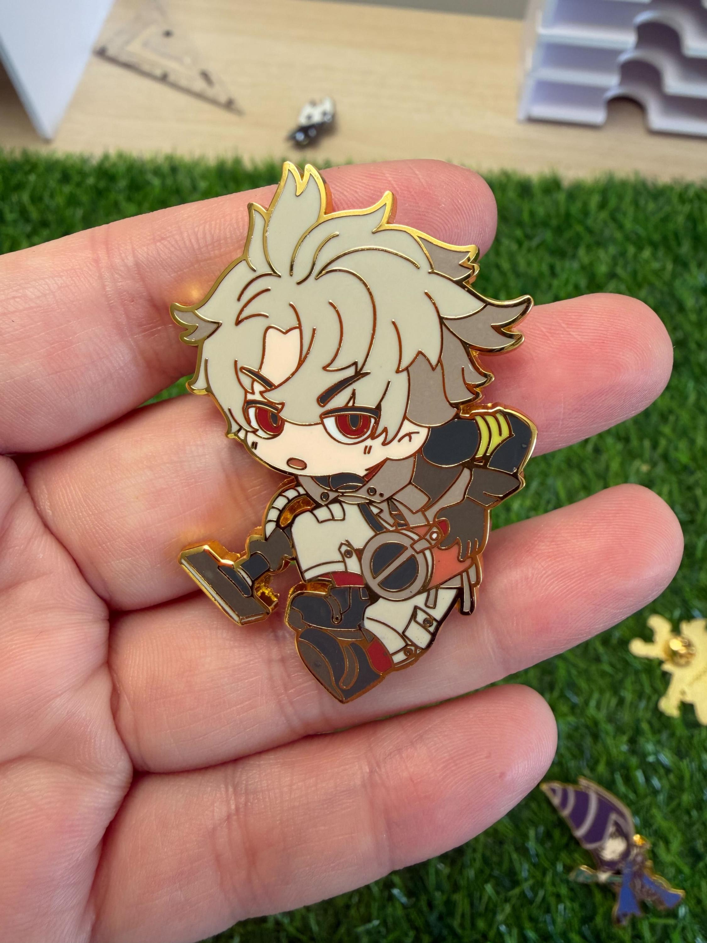 Rudo and Enjin Enamel Pin | Gachiakuta Manga Pin
