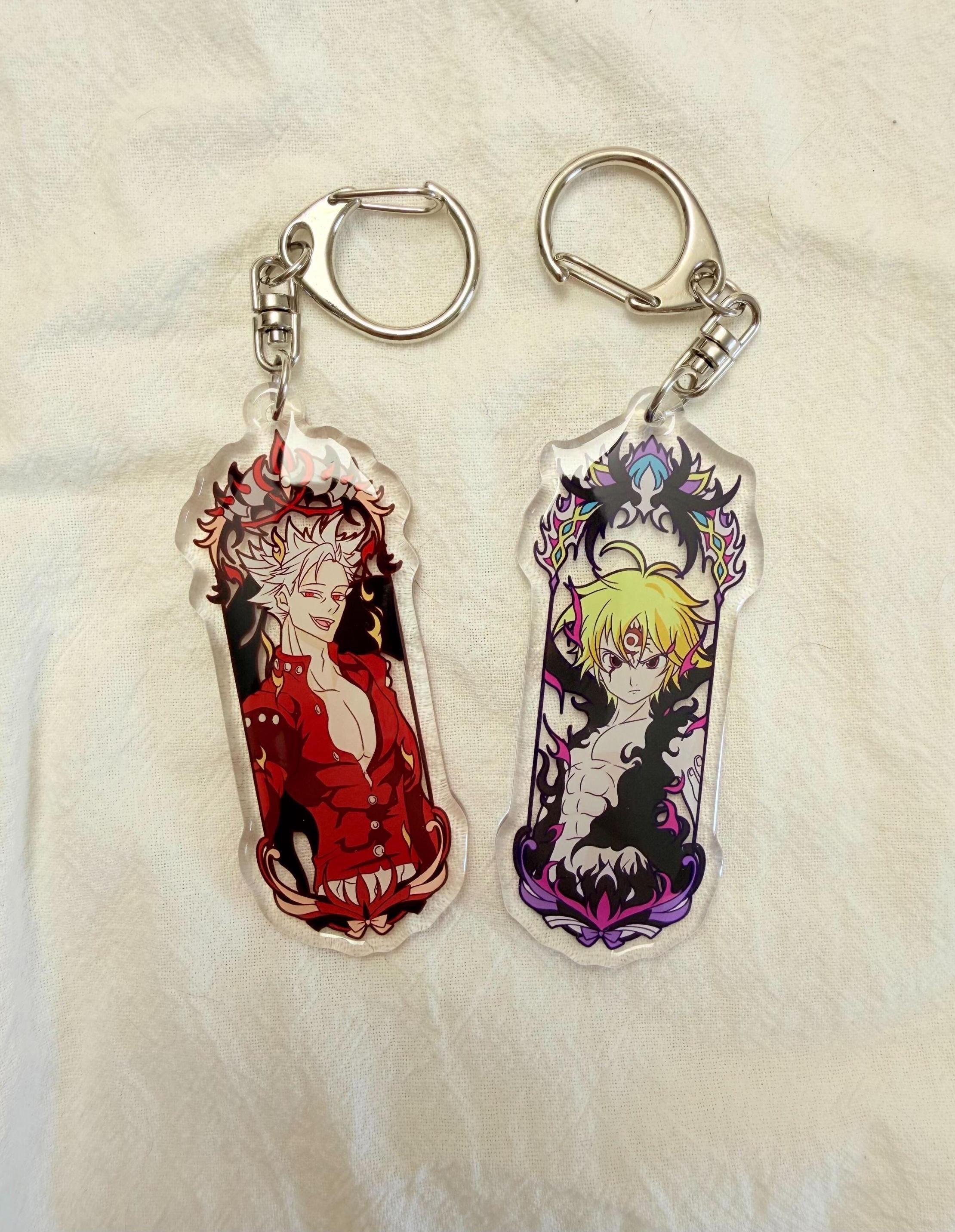 seven deadly sins  Acrylic charms , Meliodas and Ban