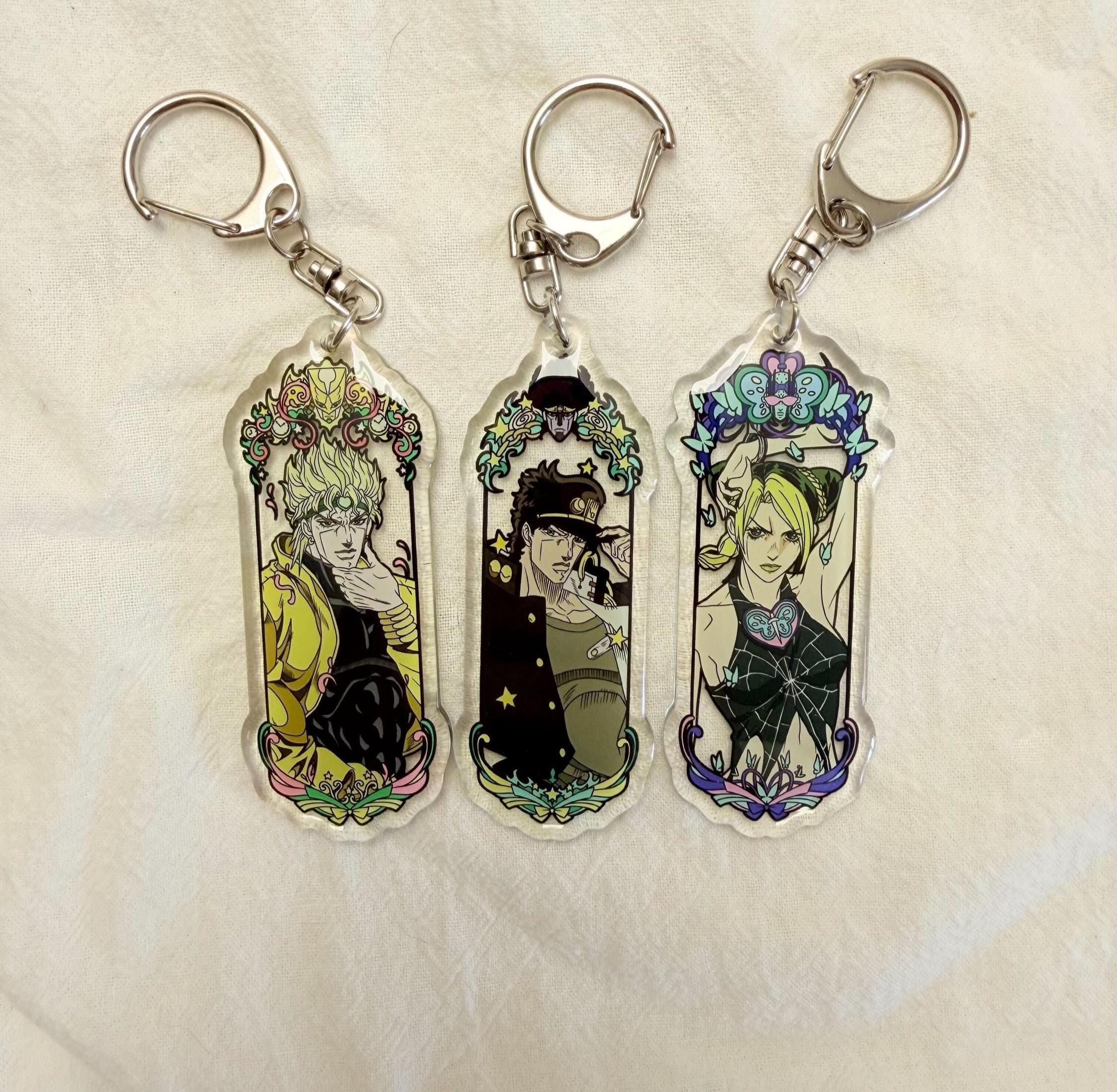 Jojo's Bizarre Adventure Acrylic charms , Dio , Jotaro, Jolyne