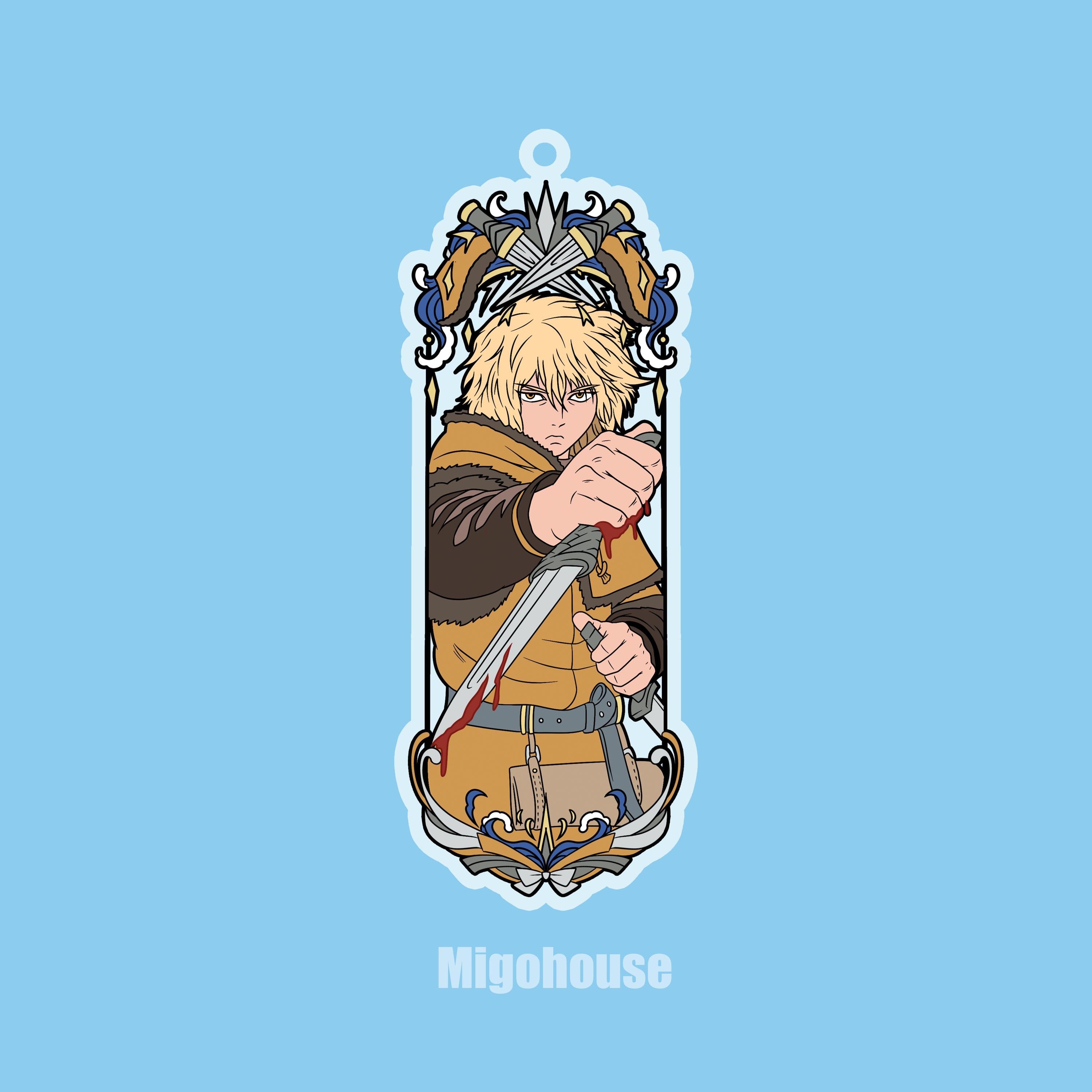 Vinland Saga Acrylic charms , Thorfinn