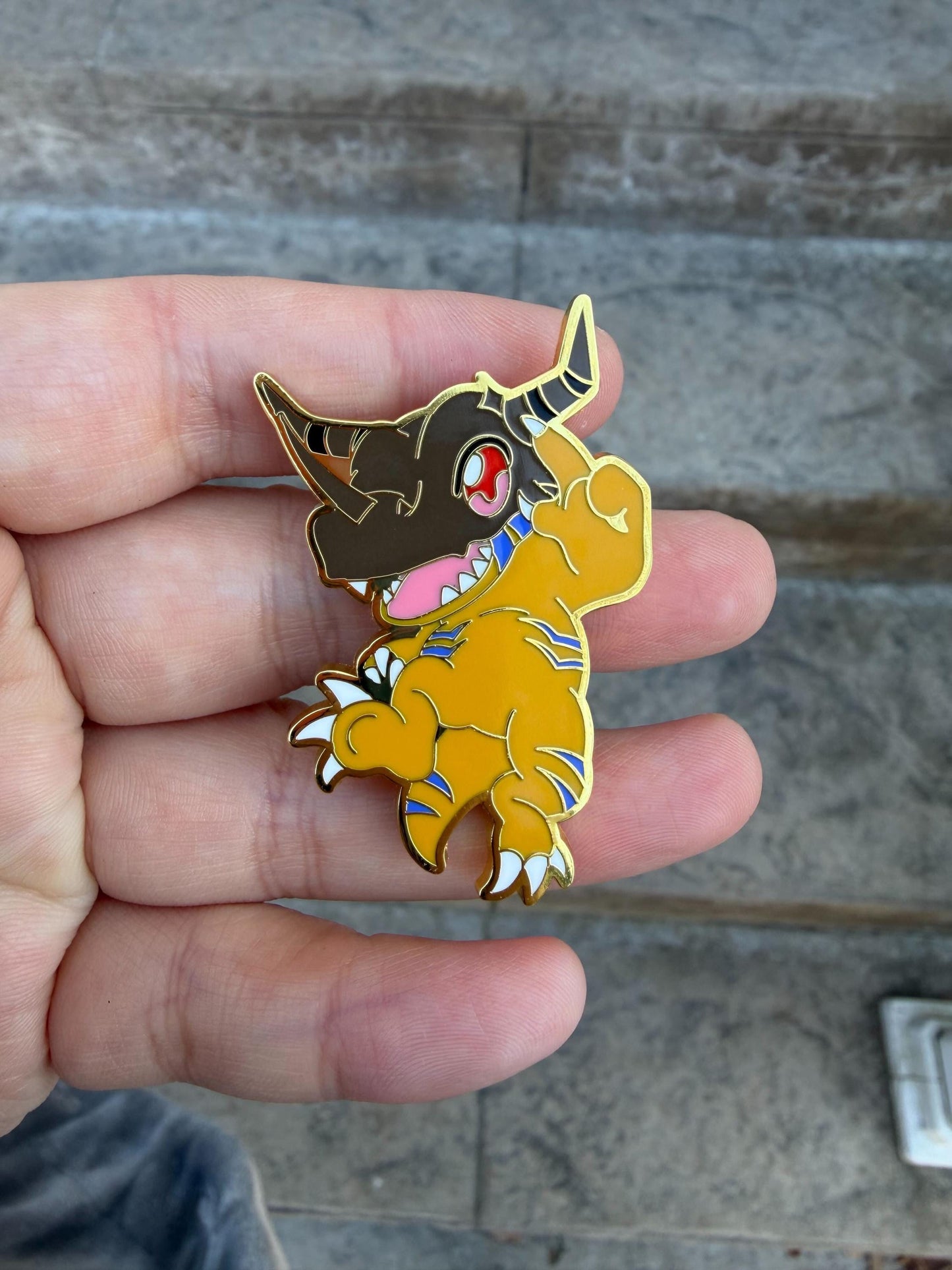 Digimon Enamel pins, Angewomen, Angemon, Greymon pins