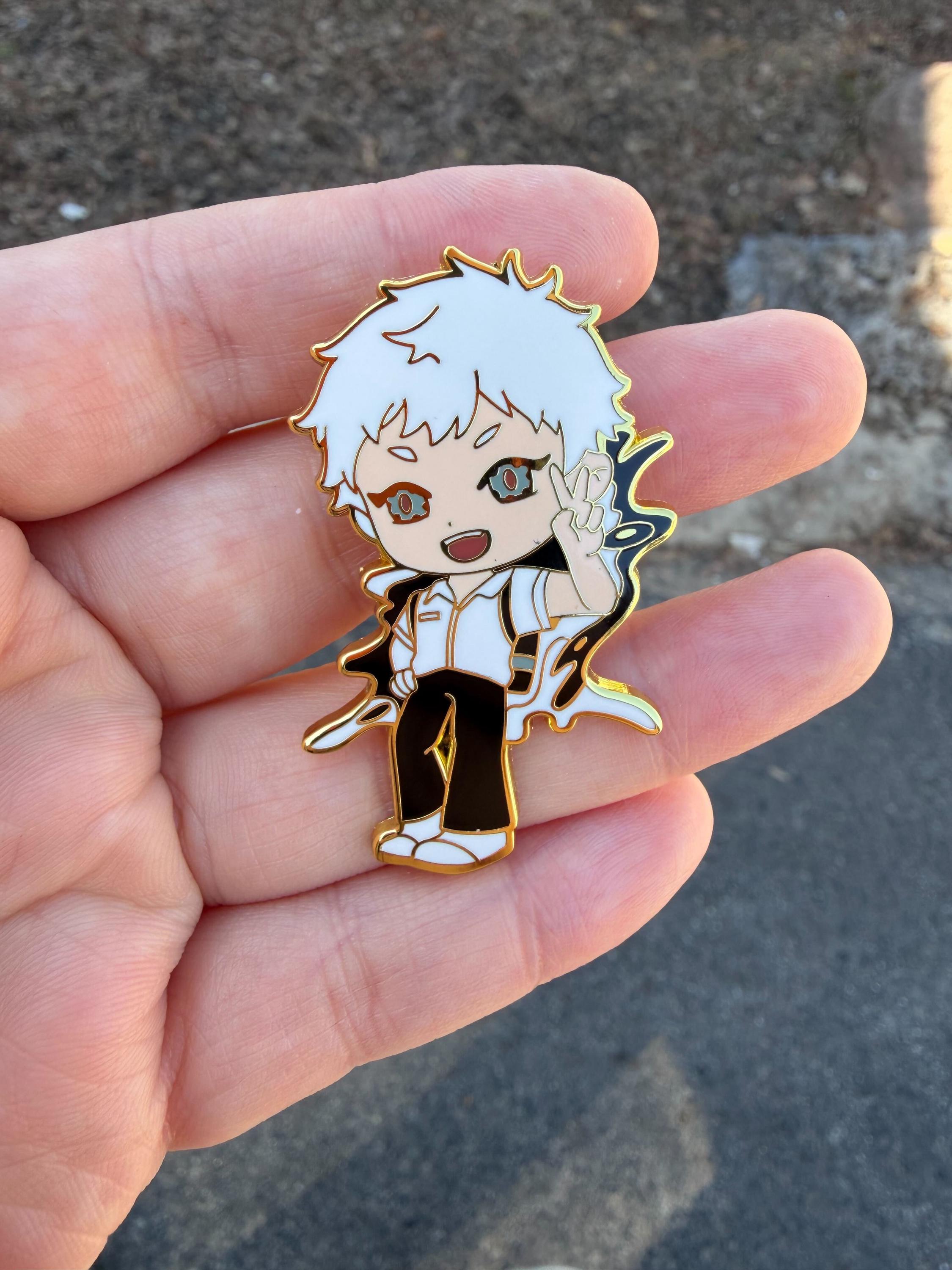 The Summer Hikaru Died Hard enamel pins, Hikaru and Yoshiki