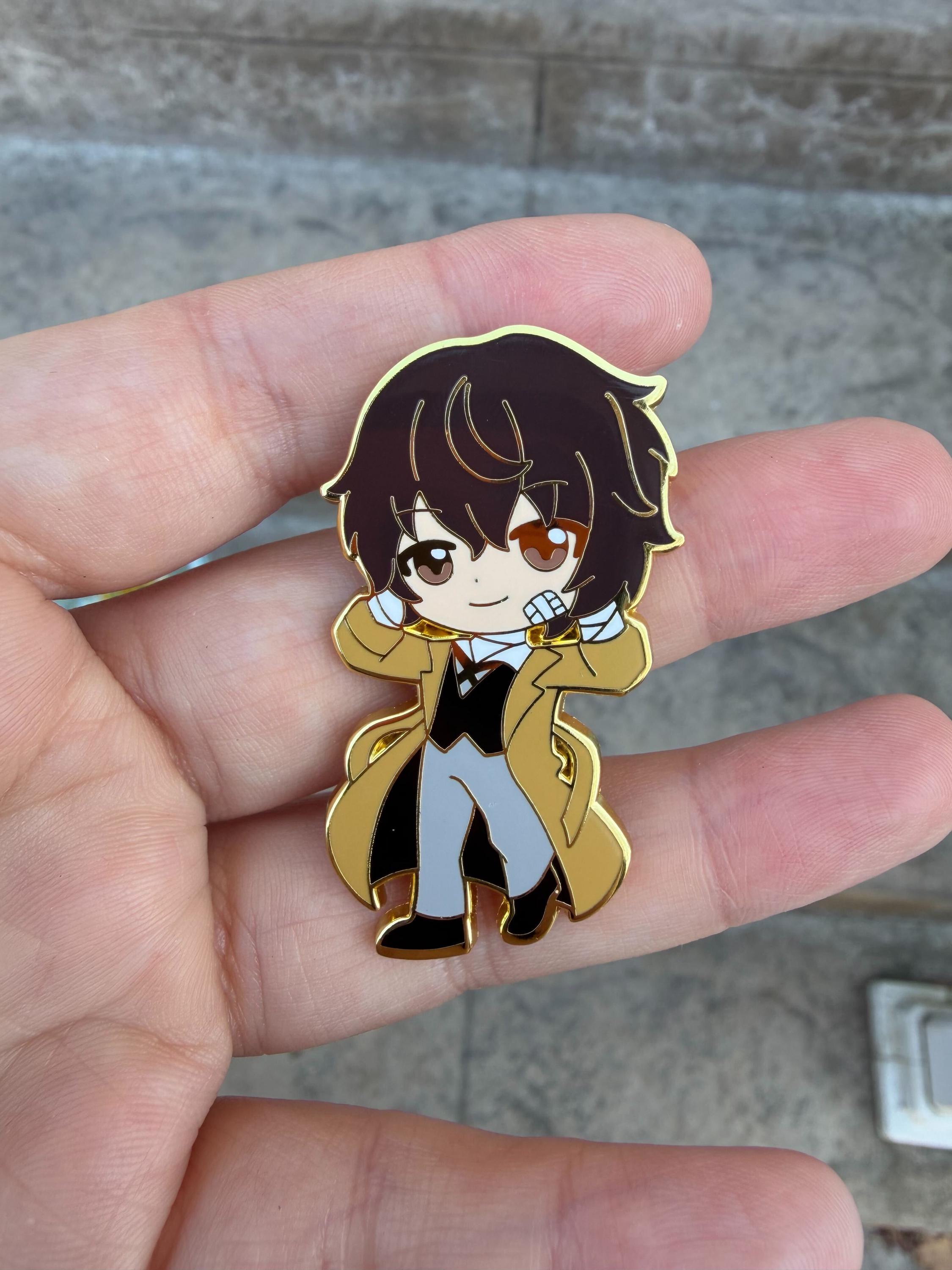 Bungo Stray Dogs enamel pins, Osamu and Chuuya