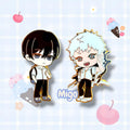 The Summer Hikaru Died Hard enamel pins, Hikaru and Yoshiki