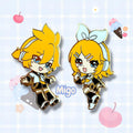 Virtual Vocalist enamel pins, Rin and Len