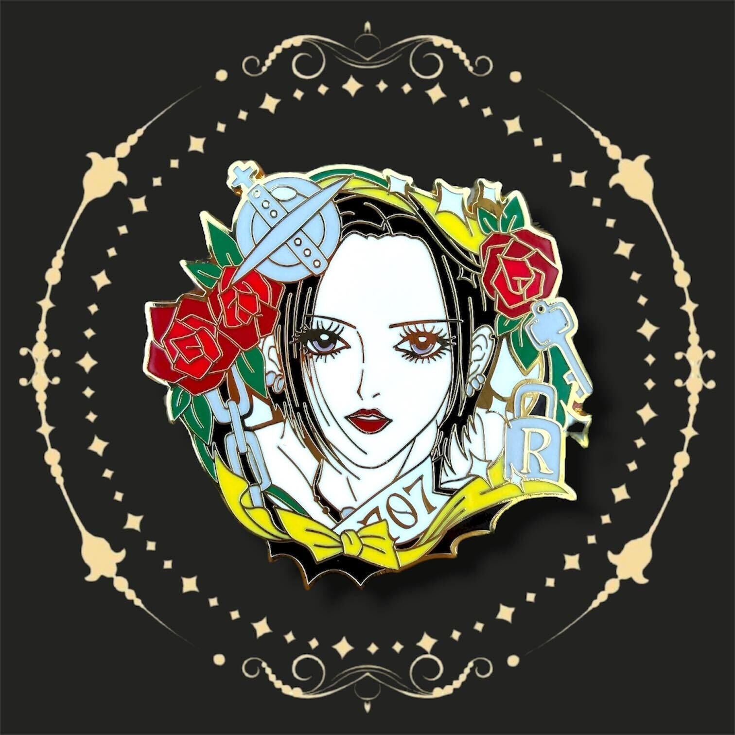 Nana enamel pin